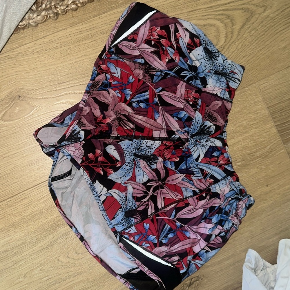 Lululemon floral shorts